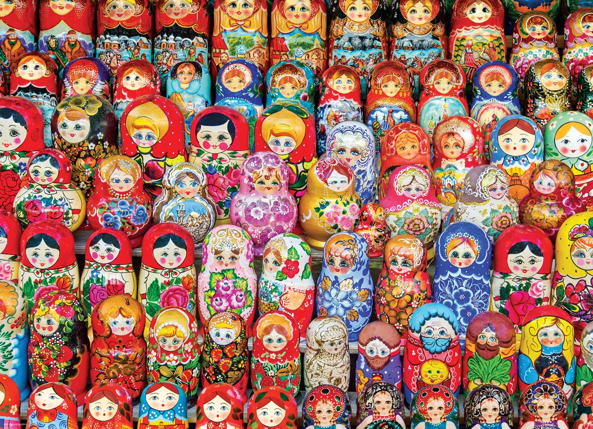 Eurographics Russische Matryoschka Puppen 1000 Teile Puzzle Eurographics-6000-5420 Eurographics Russische Matryoschka Puppen 1000 Teile Puzzle Eurographics-6000-5420 von Eurographics