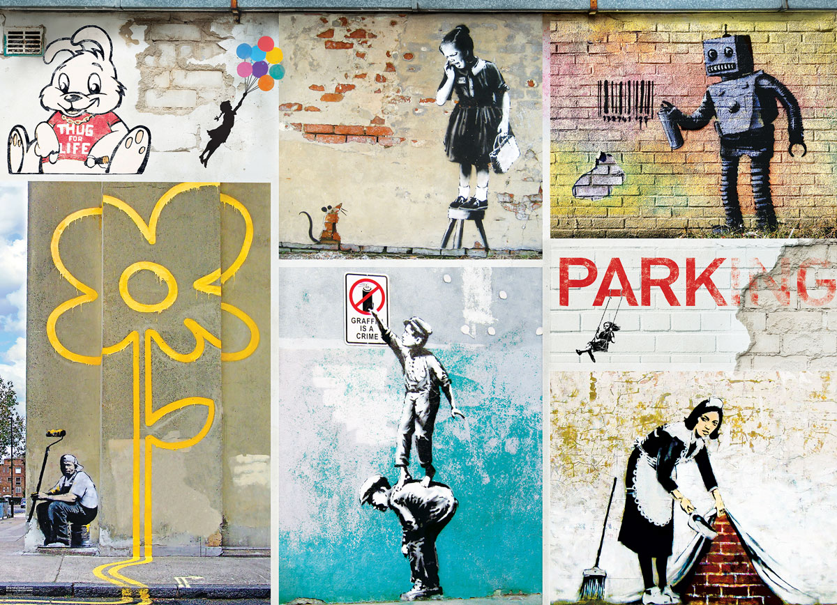 Eurographics Street Art - Banksy 1000 Teile Puzzle Eurographics-6000-5765 Eurographics Street Art - Banksy 1000 Teile Puzzle Eurographics-6000-5765 von Eurographics