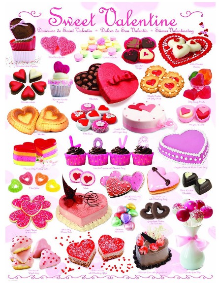 Eurographics Süßigkeiten zu Valentin 1000 Teile Puzzle Eurographics-6000-0431 Eurographics Süßigkeiten zu Valentin 1000 Teile Puzzle Eurographics-6000-0431 von Eurographics