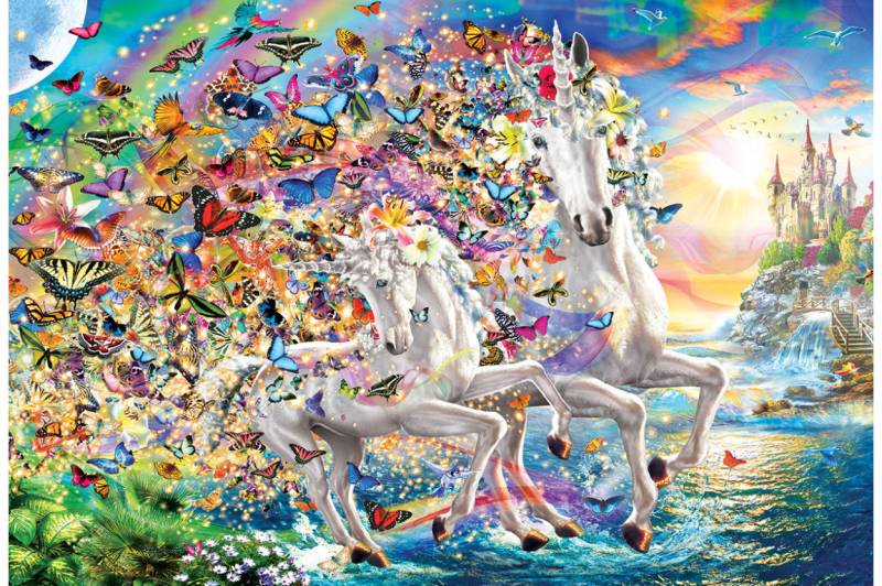 Eurographics Unicorn Fantasy 2000 Teile Puzzle Eurographics-8220-5551 von Eurographics