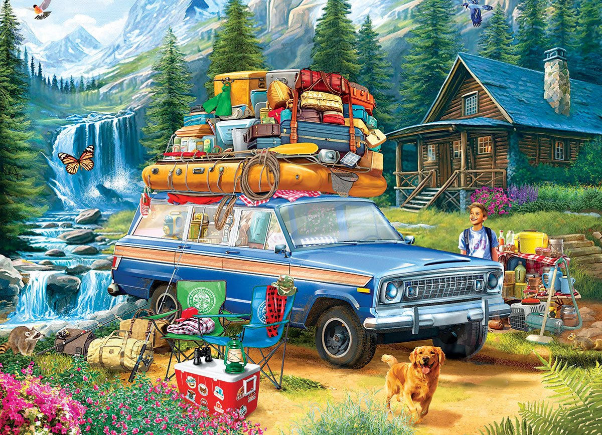 Eurographics Unterwegs mit dem Jeep Wagoneer 1000 Teile Puzzle Eurographics-6000-5867 von Eurographics