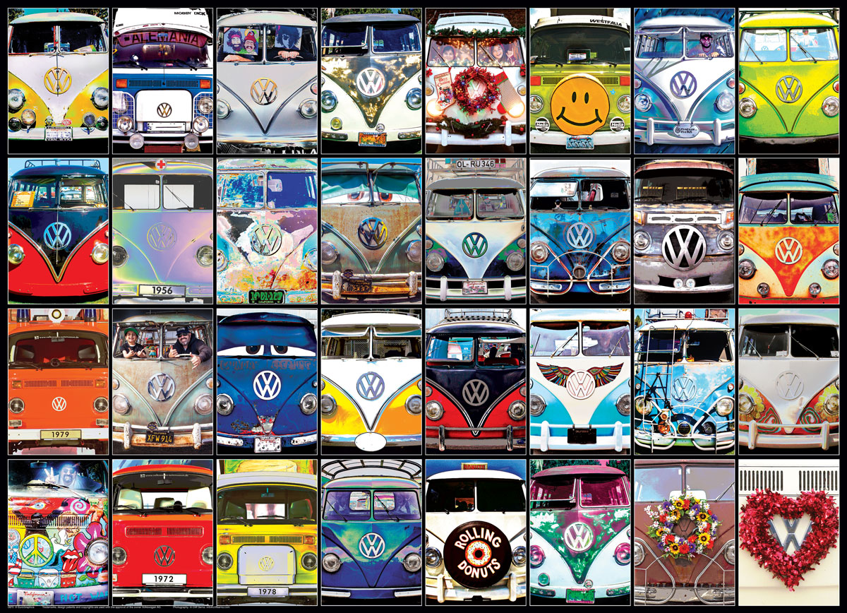 Eurographics VW Bus - Cool Faces 1000 Teile Puzzle Eurographics-6000-0870 Eurographics VW Bus - Cool Faces 1000 Teile Puzzle Eurographics-6000-0870 von Eurographics