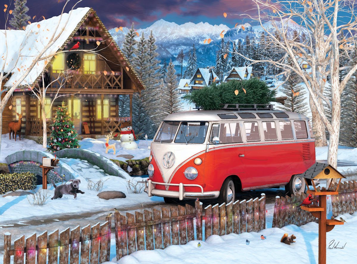 Eurographics VW Christmas Bus Tin 550 Teile Puzzle Eurographics-8551-5664 Eurographics VW Christmas Bus Tin 550 Teile Puzzle Eurographics-8551-5664 von Eurographics