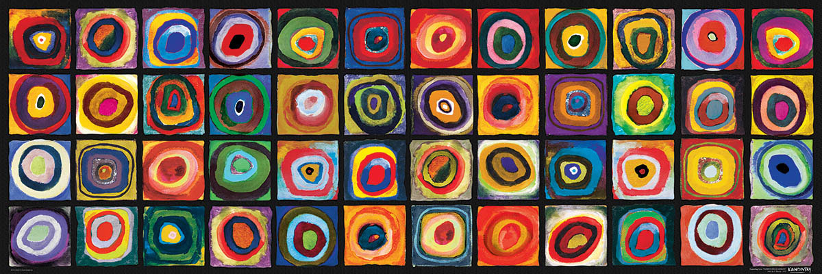 Eurographics Wassily Kandinsky - Color Square 1000 Teile Puzzle Eurographics-6010-5443 von Eurographics