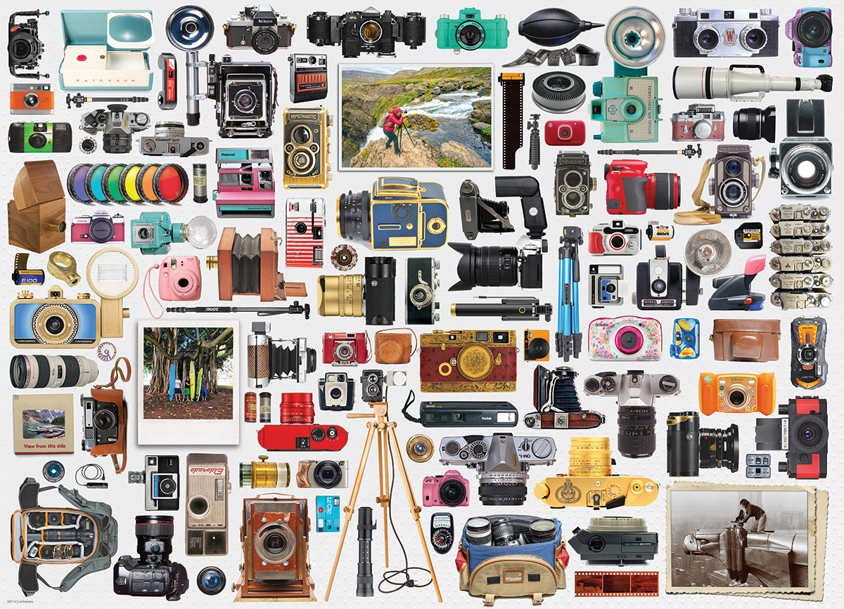 Eurographics World of Cameras 1000 Teile Puzzle Eurographics-6000-5627 von Eurographics