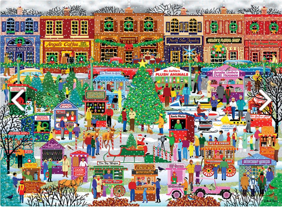 Eurographics XXL Teile - Downtown Holiday Festival 500 Teile Puzzle Eurographics-6500-5503 von Eurographics