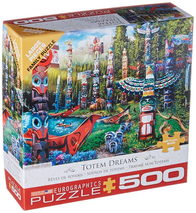 Eurographics XXL Teile - Totem Dreams 500 Teile Puzzle Eurographics-6500-5361 von Eurographics