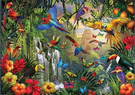 Eurographics XXL Teile - Tropisches Vogelparadies 500 Teile Puzzle Eurographics-6500-6006 Eurographics XXL Teile - Tropisches Vogelparadies 500 Teile Puzzle Eurographics-6500-6006 von Eurographics