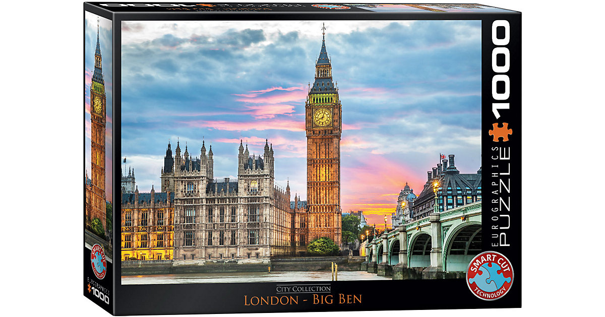Puzzle 1000 Teile-London Big Ben von Eurographics