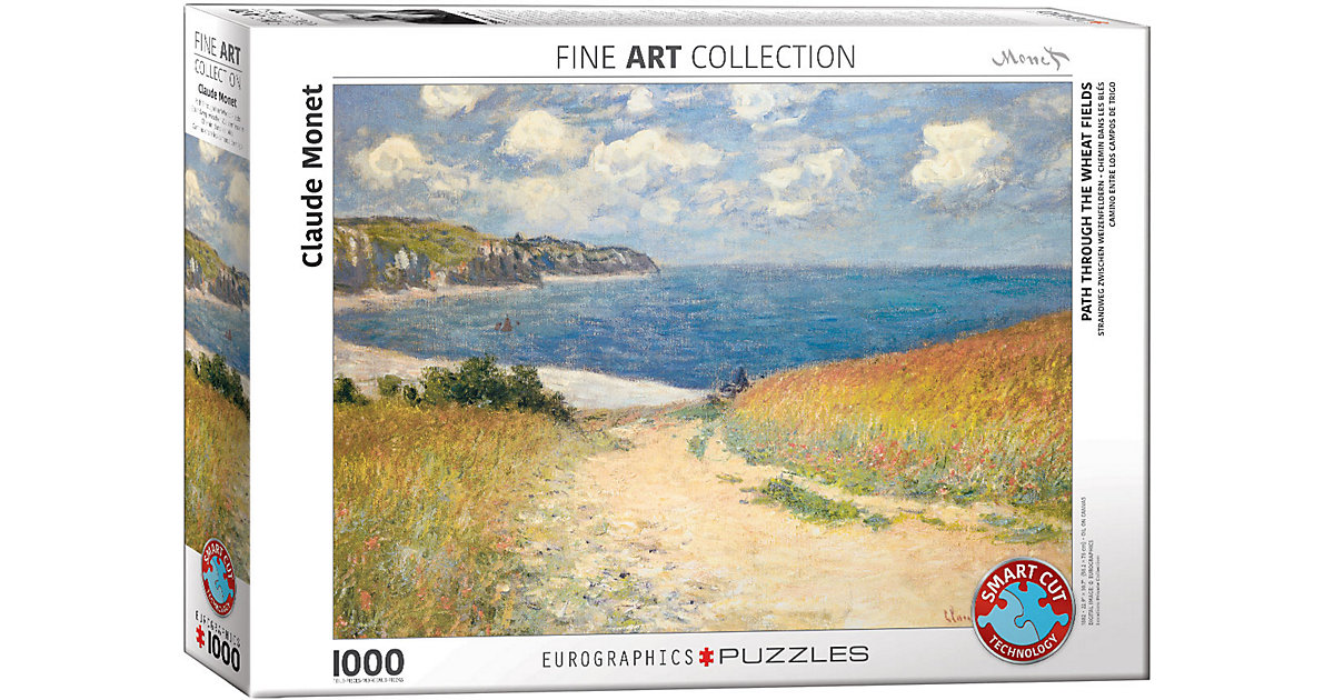 Puzzle 1000 Teile-Strandweg  Weizenfeldern von Eurographics