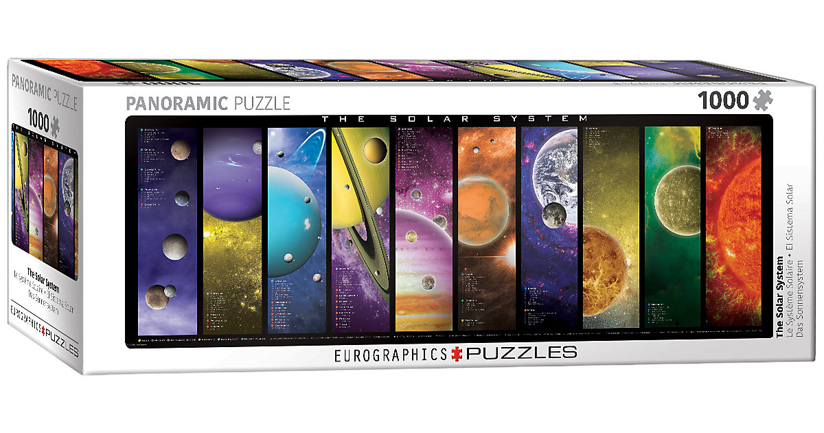 Puzzle 1000 Teile-The Solar System von Eurographics