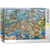 verrückte Europakarte von Eurographics