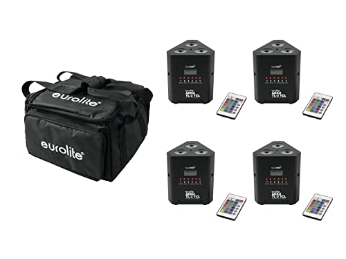 EUROLITE Set 4X AKKU TL-3 QuickDMX + Soft-Bag | 4X Truss-Innenlicht mit 3 x 3-W-3in1-LED mit QuickDMX-Transceiver inklusive Softbag EUROLITE Set 4X AKKU TL-3 QuickDMX + Soft-Bag | 4X Truss-Innenlicht mit 3 x 3-W-3in1-LED mit QuickDMX-Transceiver inklusive Softbag von Eurolite