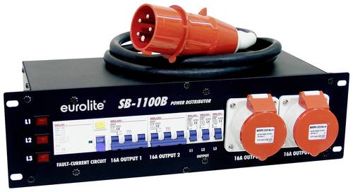 Eurolite CEE Stromverteiler 30248376 400V 32A von Eurolite