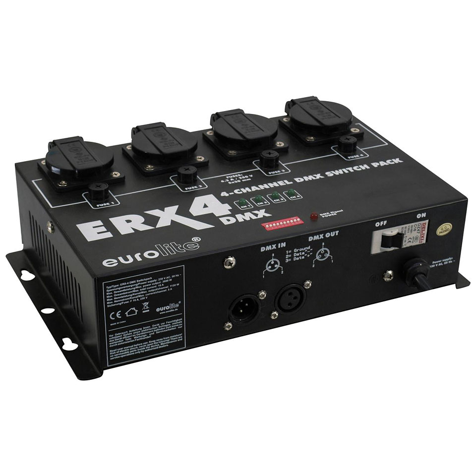 Eurolite ERX-4 DMX Switch Pack Switchpack von Eurolite