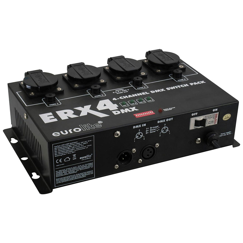 Eurolite ERX-4 DMX Switch Pack Switchpack Eurolite ERX-4 DMX Switch Pack Switchpack von Eurolite