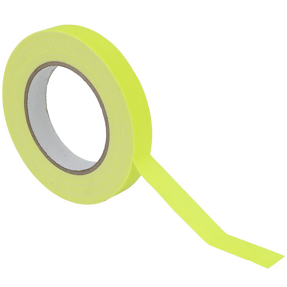 Eurolite Gaffa Tape 19 mm neon-yellow uv active Klebeband Eurolite Gaffa Tape 19 mm neon-yellow uv active Klebeband von Eurolite