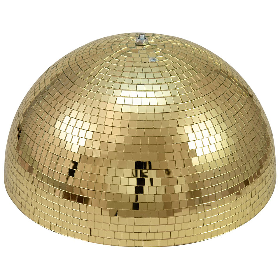 Eurolite Half Mirror Ball 50 cm gold motorized Discokugel von Eurolite