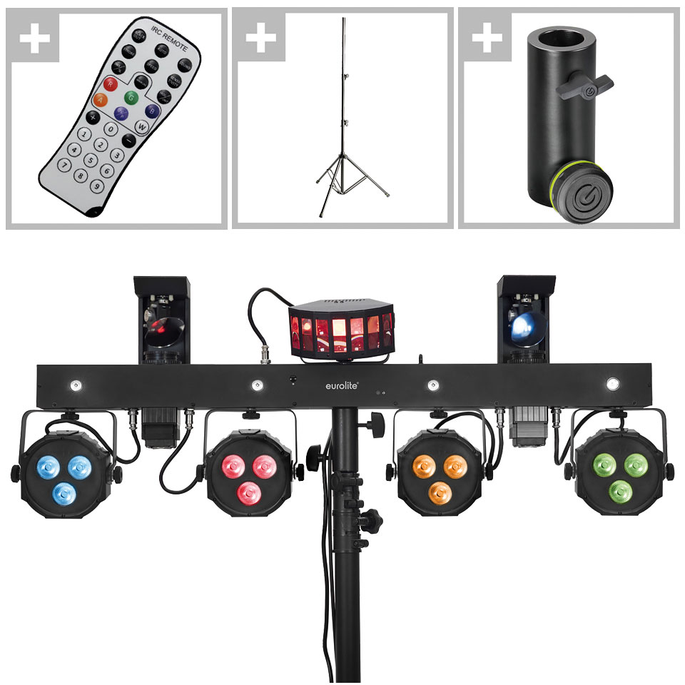 Eurolite LED KLS Scan Next + Lighting Stand + Reducer Flange von Eurolite