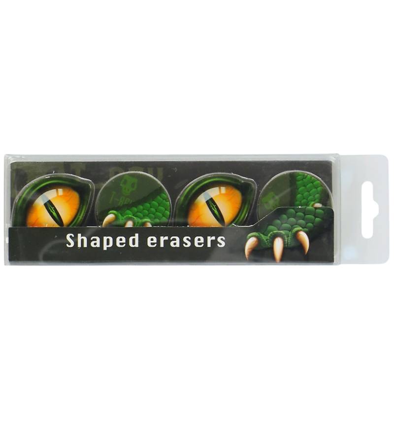 Euromic Radiergummi - 4er-Pack - Dino Auge - Euromic - One Size - Radiergummis Euromic Radiergummi - 4er-Pack - Dino Auge - Euromic - One Size - Radiergummis von Euromic