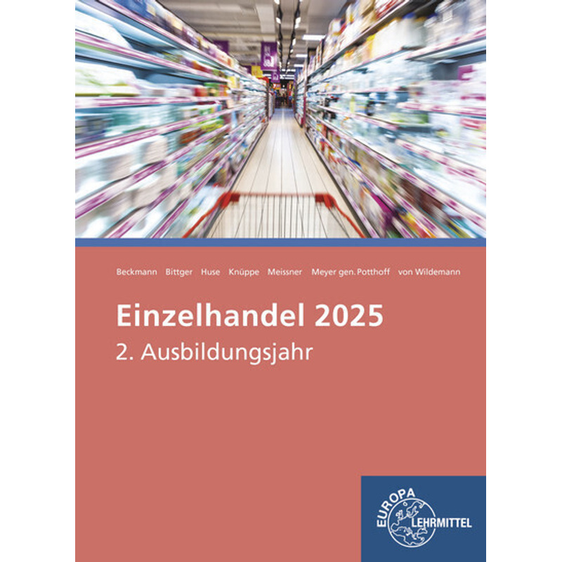 Einzelhandel 2025, 2. Ausbildungsjahr von Europa-Lehrmittel