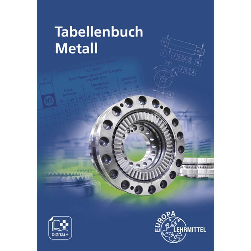 Tabellenbuch Metall mit Formelsammlung von Europa-Lehrmittel