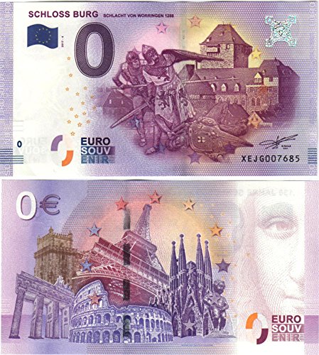 0 Euro Schein Schloss Burg Motiv: Schlacht von Worringen 1288 - Null Euro Souvenier mit Verschiedenen Sehenswürdigkeiten 2017- 4 0 Euro Schein Schloss Burg Motiv: Schlacht von Worringen 1288 - Null Euro Souvenier mit Verschiedenen Sehenswürdigkeiten 2017- 4 von Eurosouvenier