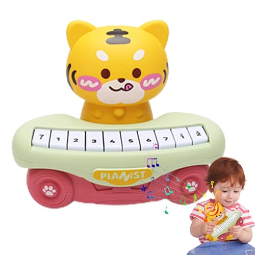 Euyehn Klavierspielzeug -Tastatur für Kinder, Kinderspielzeug Klavier -Tastatur,Elektronisches Klavierspielzeug mit Tierdesign - Interaktives Instrument mit farbenfrohen Lichtern, elektrischer Bildung Euyehn Klavierspielzeug -Tastatur für Kinder, Kinderspielzeug Klavier -Tastatur,Elektronisches Klavierspielzeug mit Tierdesign - Interaktives Instrument mit farbenfrohen Lichtern, elektrischer Bildung von Euyehn