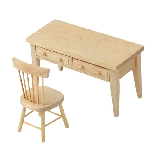 Euyehn Miniatur Möbel - Tisch und Stuhl Set Modelle,Deko Accessoires in 1 12 für Puppenhäuser Modellbau Feengärten Spielzeug Sammlerspielzeug Euyehn Miniatur Möbel - Tisch und Stuhl Set Modelle,Deko Accessoires in 1 12 für Puppenhäuser Modellbau Feengärten Spielzeug Sammlerspielzeug von Euyehn