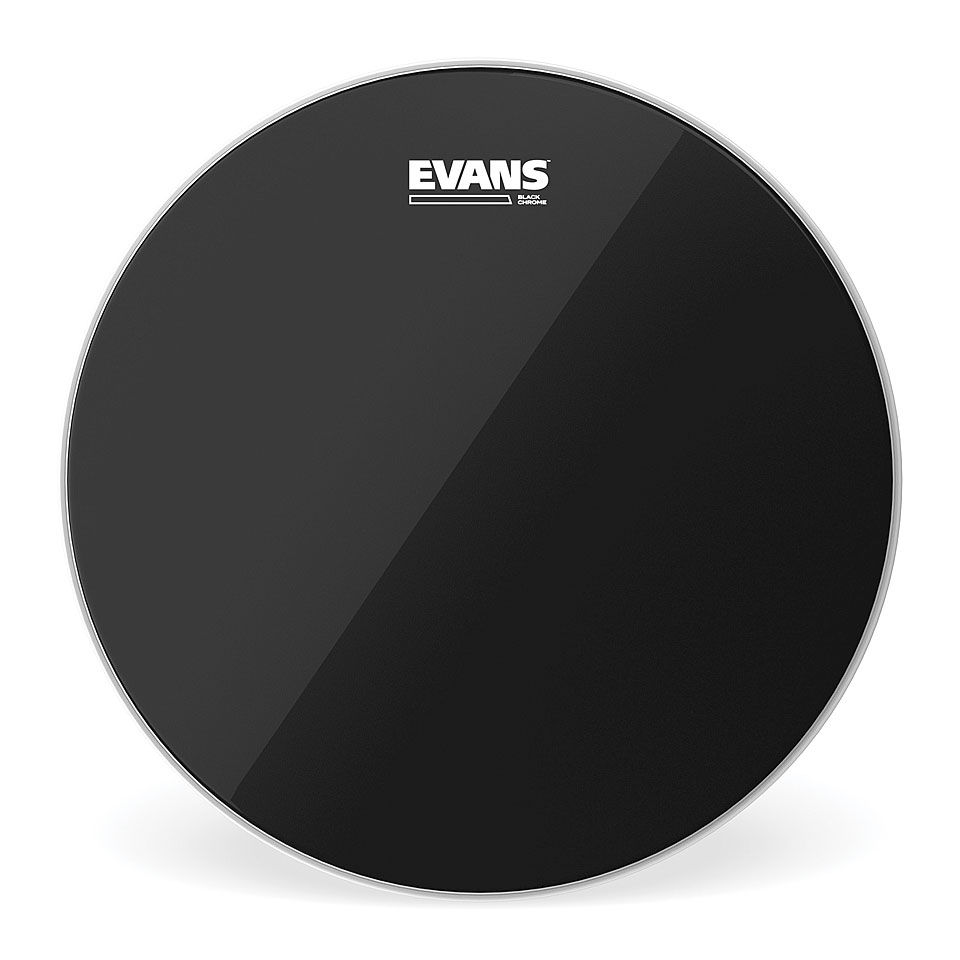 Evans Black Chrome 14" Tom Head Tom-Fell von Evans