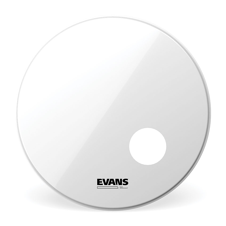 Evans EQ-3 Flat White 20" Bass Drum Head Bass-Drum-Fell von Evans