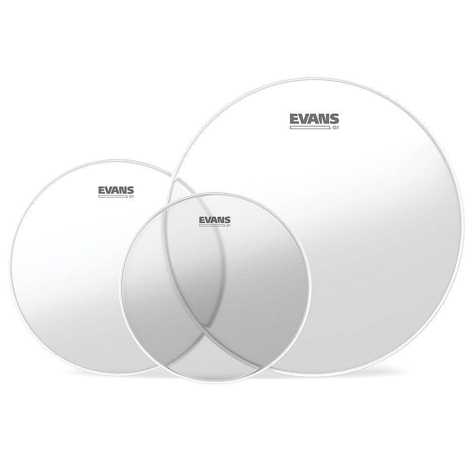 Evans Genera G1 Clear 12/13/16 Standard Set Schlagzeug-Fell-Set Evans Genera G1 Clear 12/13/16 Standard Set Schlagzeug-Fell-Set von Evans