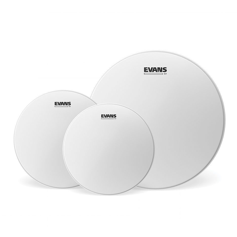 Evans Genera G1 Coated 10/12/14 Fusion Set Schlagzeug-Fell-Set Evans Genera G1 Coated 10/12/14 Fusion Set Schlagzeug-Fell-Set von Evans