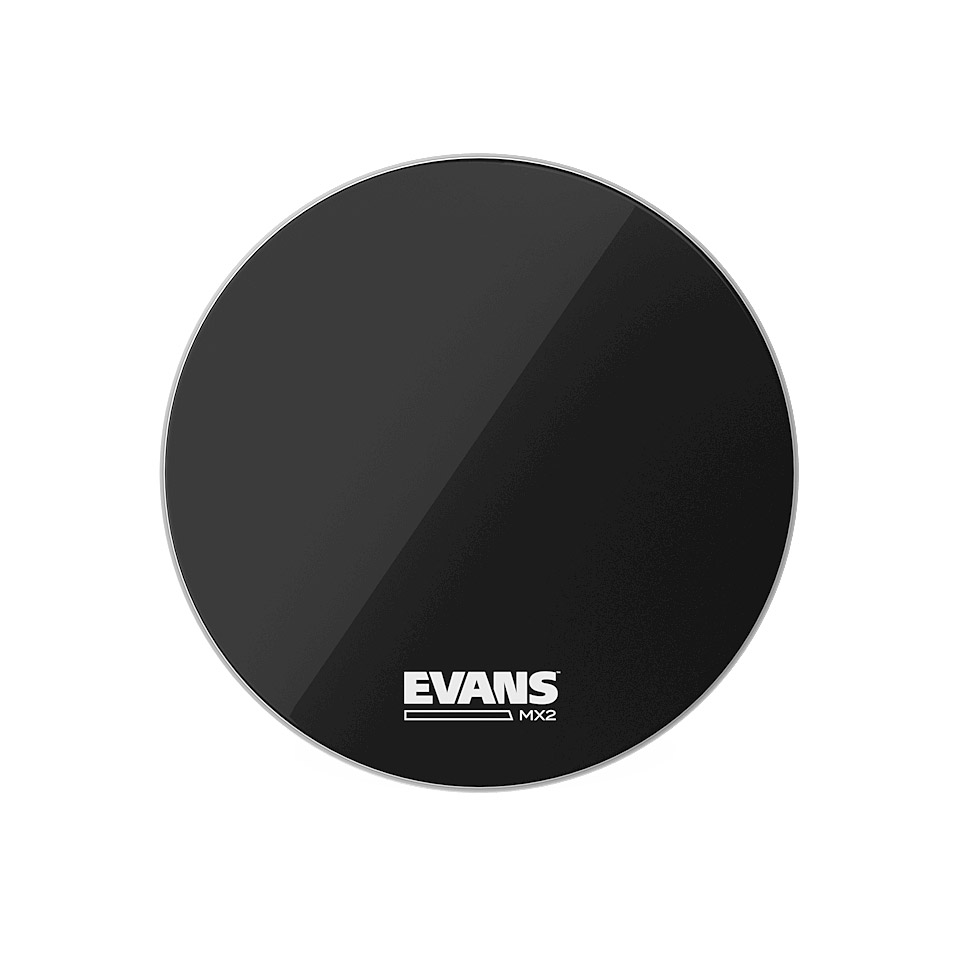 Evans MX2 Black Marching 26" Bass Drum Head BD26MX2B Bass-Drum-Fell von Evans