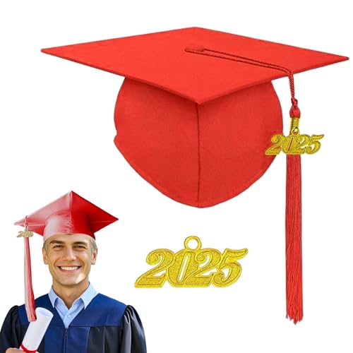 Evember Abschlusskappen | Verstellbare Atmungsaktive Bachelor Hüte mit Jahresschild - Kleid Zubehör Foto Requisiten High School Graduation Souvenirs für Fotografie Halloween Cosplay Evember Abschlusskappen | Verstellbare Atmungsaktive Bachelor Hüte mit Jahresschild - Kleid Zubehör Foto Requisiten High School Graduation Souvenirs für Fotografie Halloween Cosplay von Evember