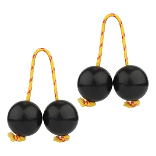 Evember Afrikanischer Rassel-Shaker | Afrikanischer Rasselball, Kashaka-Instrument, 2 Paar ABS-Hand-Percussion-Bälle, Musik-Ei, Doppelkürbis für Partys, Hochzeiten, Shows Evember Afrikanischer Rassel-Shaker | Afrikanischer Rasselball, Kashaka-Instrument, 2 Paar ABS-Hand-Percussion-Bälle, Musik-Ei, Doppelkürbis für Partys, Hochzeiten, Shows von Evember