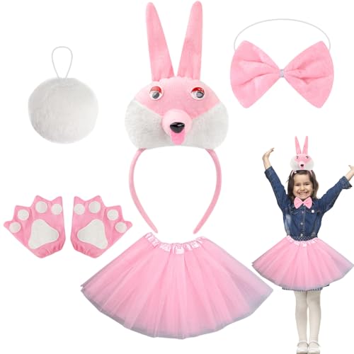 Evember Hasenkostüm, Hasen-Outfit für Damen, bequeme, verstellbare Kaninchen-Kleidung für Osterfeiern, Halloween-Partys, Cosplay-Veranstaltungen Evember Hasenkostüm, Hasen-Outfit für Damen, bequeme, verstellbare Kaninchen-Kleidung für Osterfeiern, Halloween-Partys, Cosplay-Veranstaltungen von Evember