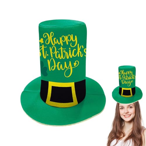 Evember St. Patricks Day Zylinderhut – Irische Kopfbedeckung, , Foto-Requisiten, Partyzubehör, Baumspitze, St. Patricks Day Zubehör, Kostümzubehör Evember St. Patricks Day Zylinderhut – Irische Kopfbedeckung, , Foto-Requisiten, Partyzubehör, Baumspitze, St. Patricks Day Zubehör, Kostümzubehör von Evember