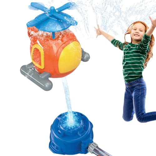 Evember Wassersprinkler für Kinder, Wasser-Raketen-Spielzeug für den Außenbereich, Hubschrauber-Design, spritzender Hinterhofspaß, cooles Outdoor-Spiel für Schwimmbad Evember Wassersprinkler für Kinder, Wasser-Raketen-Spielzeug für den Außenbereich, Hubschrauber-Design, spritzender Hinterhofspaß, cooles Outdoor-Spiel für Schwimmbad von Evember