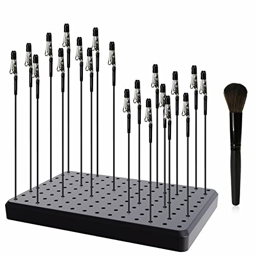 Evemodel 1 Set 14 * 9 Holes Model Painting Tool Standfuß und mit Farbe 20Stk. Krokodilklemme mit einer Bürste und Lackierständer Klemmhülsen Sprühfarben von Evemodel