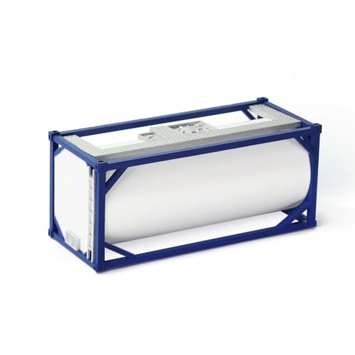 Evemodel 1 Stück Modell Spur H0 weiß 20ft Öltank 1:87 20 Fuß Versandcontainer Güterwagen für Landschaftsbau von Evemodel
