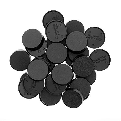Evemodel 20Stk. Kunststoff 32mm Base Model Bases für Kriegsspiele MB432-20-EU von Evemodel