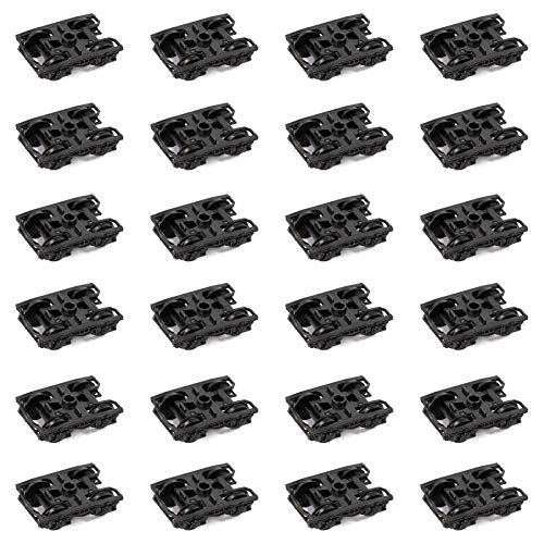 Evemodel 24Stk. Spur H0 1:87 POM Kunststoff 36 '' Modell Räder für Modelleisenbahn Ersatz von Evemodel