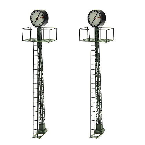 Evemodel 2Stk. Modell bahnleuchten Gittermastleuchte,spur H0 1:87 licht Layout,110MM von Evemodel