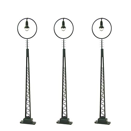 Evemodel 3 Stk. Spur H0 Gittermastleuchte Modelleisenbahn Kugel-Hängeleuchte Garten/Hof LQS49HO-3-EU Evemodel 3 Stk. Spur H0 Gittermastleuchte Modelleisenbahn Kugel-Hängeleuchte Garten/Hof LQS49HO-3-EU von Evemodel
