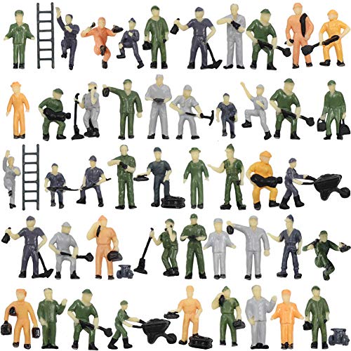 Evemodel 50 STK. P8710 NEU verschieden bemalte Figuren Bauarbeiter Arbeiter Spur H0 Evemodel 50 STK. P8710 NEU verschieden bemalte Figuren Bauarbeiter Arbeiter Spur H0 von Evemodel