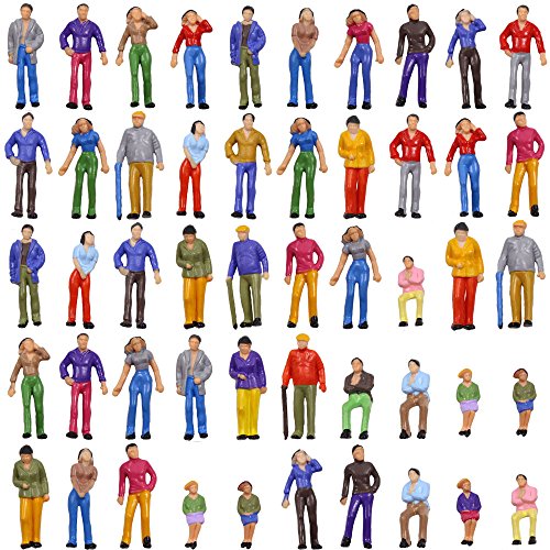 Evemodel 50Stk. Modelleisenbahn 1:50 Bemalte stehende sitzende Figuren Personen Spur 0 Evemodel 50Stk. Modelleisenbahn 1:50 Bemalte stehende sitzende Figuren Personen Spur 0 von Evemodel