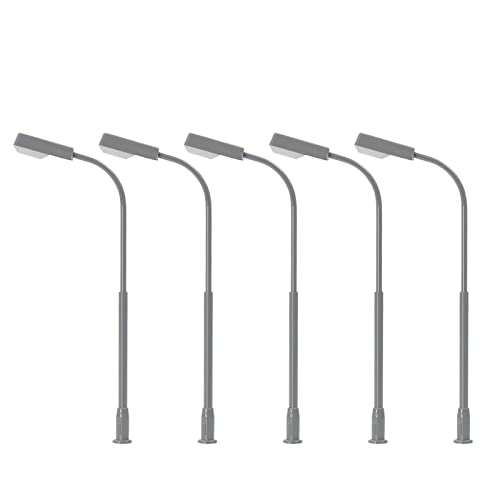 Evemodel 5Stk. Modell Bahnsteiglicht mit weisse LED Straße Lampe Spur N 1:160 Landschaftsbau Evemodel 5Stk. Modell Bahnsteiglicht mit weisse LED Straße Lampe Spur N 1:160 Landschaftsbau von Evemodel
