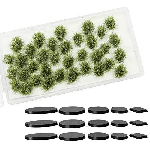 Evemodel Eine Packung Static Grass Tuft Mit Modell Basis Eisenbahn Ornamente Cluster Simulation Landschaft (grün) von Evemodel
