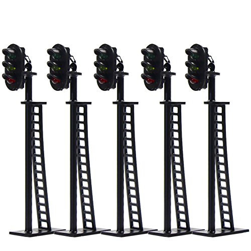 Evemodel JTD04 Neu 5 STK. Ampeln LED Signal Lichtsignal 68mm 12V rot/gelb/grün H0 / TT Evemodel JTD04 Neu 5 STK. Ampeln LED Signal Lichtsignal 68mm 12V rot/gelb/grün H0 / TT von Evemodel